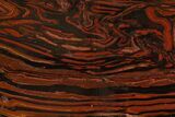 Polished Tiger Iron Stromatolite Slab - Billion Years #163113-1